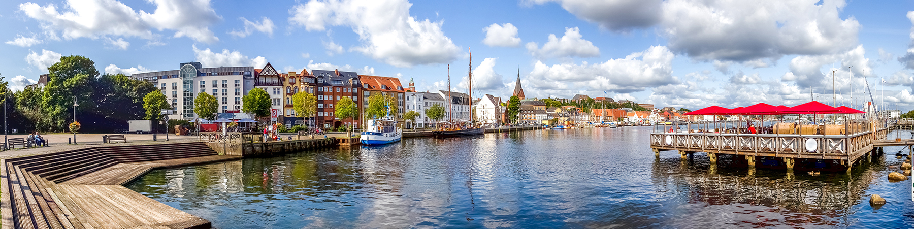 Flensburg Hafen Häuser Immobilien Wasser